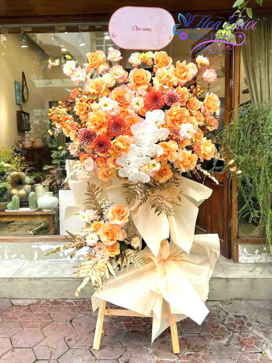 Kệ hoa khai trương cho doanh nghiệp